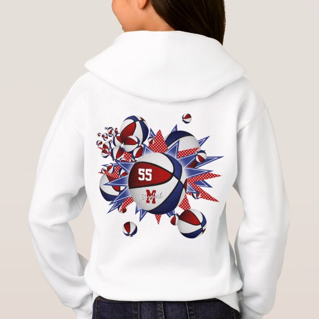 Basketball-Basketball-Blowout Hoodie (Rückseite)