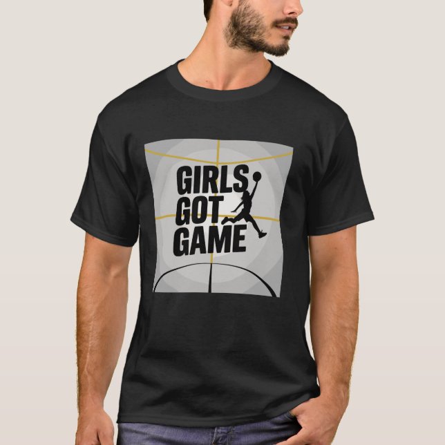 Basketball Basketball Gastgeschenke F T-Shirt (Vorderseite)