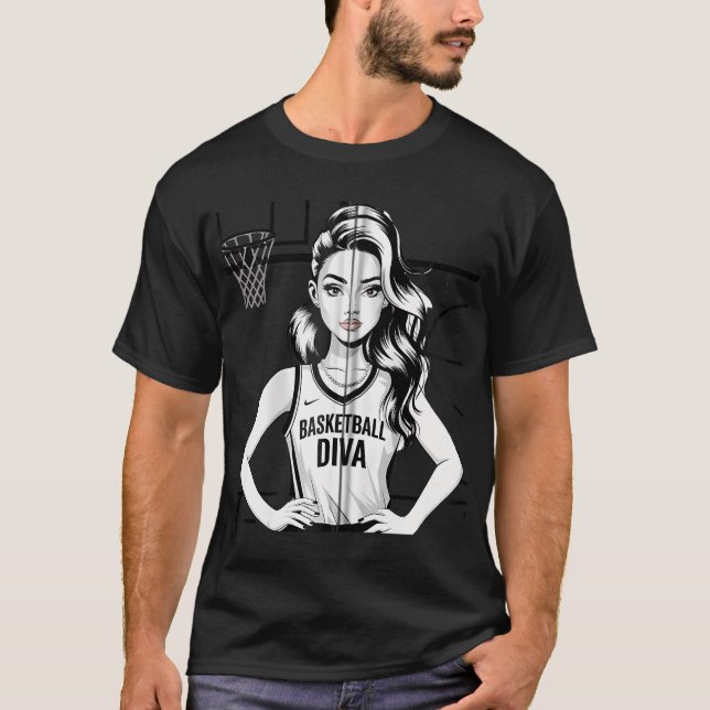 Basketball Basketball Gastgeschenke F T-Shirt (Vorderseite)