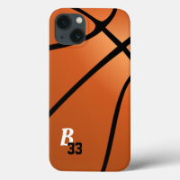Basketball-Basketball-Monogram-Spielnummer