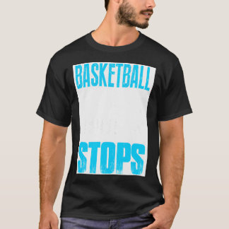 Basketball Basketball Spieler Basketball stoppt Sp T-Shirt