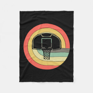 Basketball Basketball Spieler Retro Basketball Boy Fleecedecke