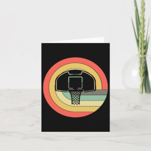 Basketball Basketball Spieler Retro Basketball Boy Karte