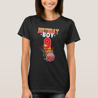 Basketball Bday Birthday Boy T-Shirt