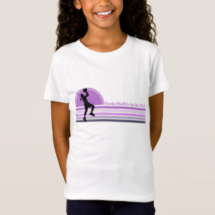 Basketball befindet sich in meinem DNA-Retro-Sunse T-Shirt