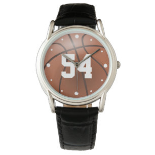 Basketball-benutzerdefinierte Nummer Armbanduhr