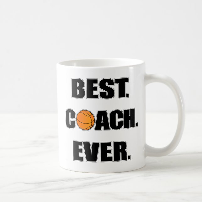 Basketball-bester Trainer überhaupt Kaffeetasse (Rechts)