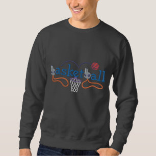 Basketball Besticktes Sweatshirt