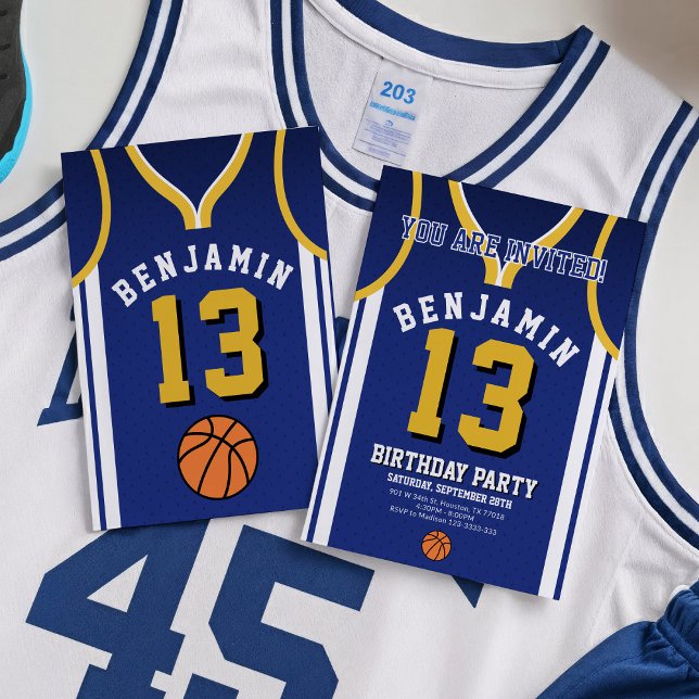 Basketball Birthday Einladung (Von Creator hochgeladen)
