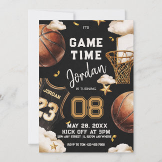 basketball birthday Invitation