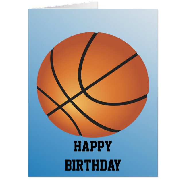 Basketball Birthday Kids Super Budget Special Card (Vorderseite)
