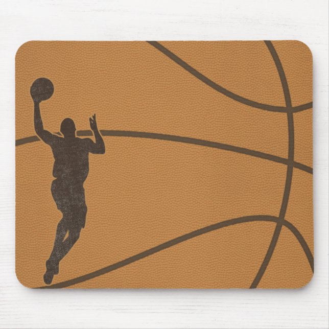 Basketball Boy Ball Mousepad Maus Pad (Vorne)