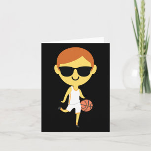 Basketball Boy Emoji 1 Karte