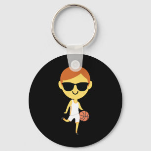 Basketball Boy Emoji 1 Schlüsselanhänger