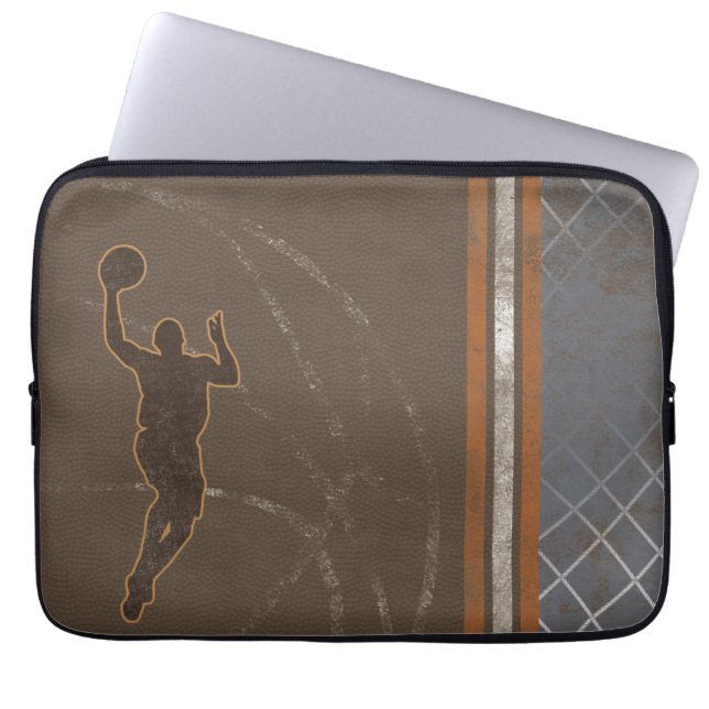 Basketball-Boy Laptop-Sieb Laptopschutzhülle (Vorderseite)