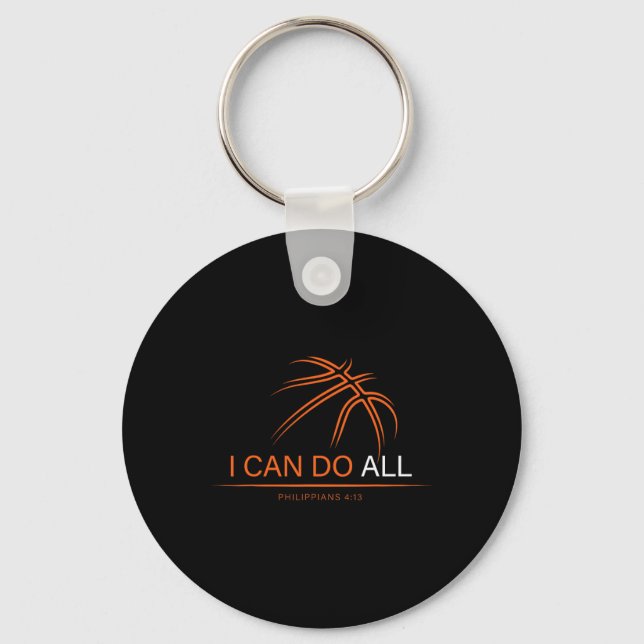 Basketball Boys Damen Männer Mädchen Geschenke Chr Schlüsselanhänger (Vorderseite)