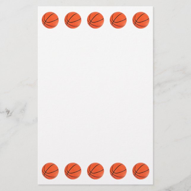 Basketball Briefpapier (Vorderseite)