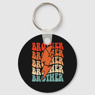 Basketball Brother Retro Groovy Blitzschlag Schlüsselanhänger