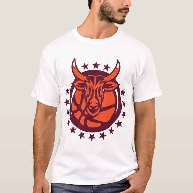 Basketball Bulreau Bulne Logo CLUB 502 T-Shirt (Vorderseite)