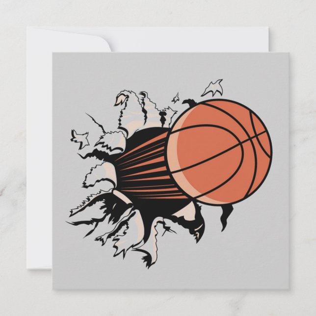 Basketball Burst T - Shirt und Geschenke (Vorderseite)