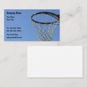 Basketball Business Cards Visitenkarte