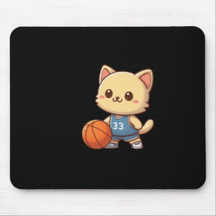 Basketball Cat Ba Mousepad