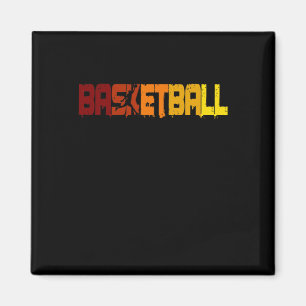 Basketball Champion Basketball Spieler Fans Retro Magnet