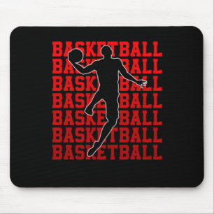 Basketball Champion Basketball Spieler Fans Retro Mousepad