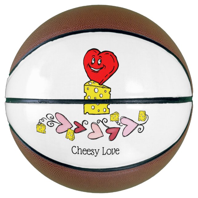 Basketball Cheesy Liebe (Vorderseite)