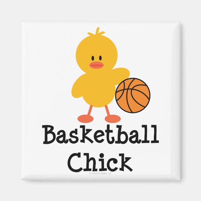 Basketball Chick Magnet (Vorne)