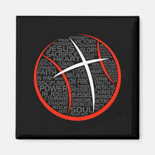 Basketball-Christen-Athlet Jesus Magnet