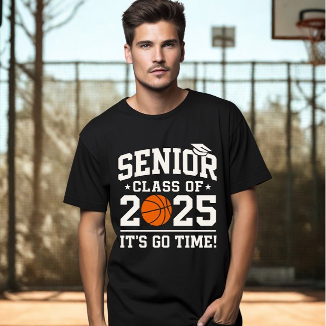 basketball Class 2025 Graduation Senior 2025  T-Shirt (Von Creator hochgeladen)