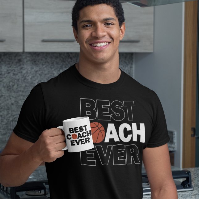 Basketball-Coach Bester Coach je Spaß Team Geschen Kaffeetasse (Von Creator hochgeladen)