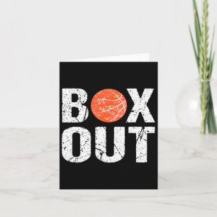 Basketball Coach Box Out Sprichwort Neuheit Gesche Karte