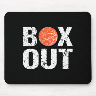 Basketball Coach Box Out Sprichwort Neuheit Gesche Mousepad
