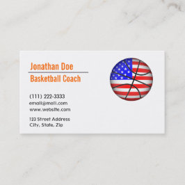 Basketball Coach Business Card Visitenkarte