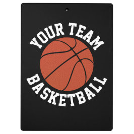 Basketball-Coach Custom Team Name Sport Klemmbrett