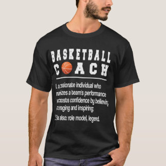 Basketball-Coach Definition Basketball Gecoacht T-Shirt