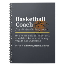 Basketball-Coach - Definition Notizblock