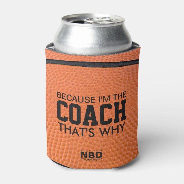 BASKETBALL COACH GAMM COOLER Original Dosenkühler (Kanne Vorderseite)