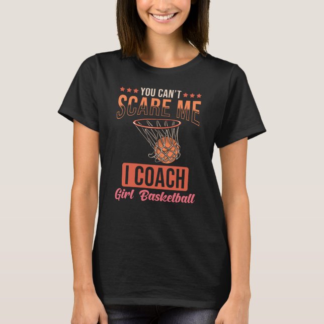Basketball-Coach Geschenk Girl Basketball T-Shirt (Vorderseite)