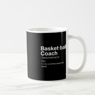 Basketball-Coach Geschenk Spaß Basketball Definiti Kaffeetasse