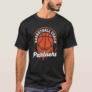 Basketball Coach Partners Hoops Assistentin Basket T-Shirt