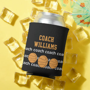 Basketball Coach Personalisierter Name kann färbe Dosenkühler