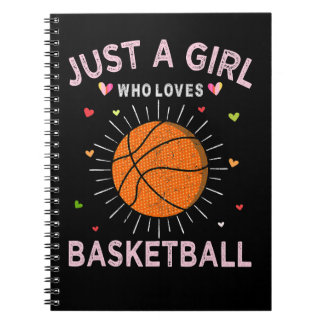 Basketball-Coach Sport Lover Nur ein Mädchen, die Notizblock