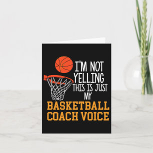 Basketball Coach Voice Karte