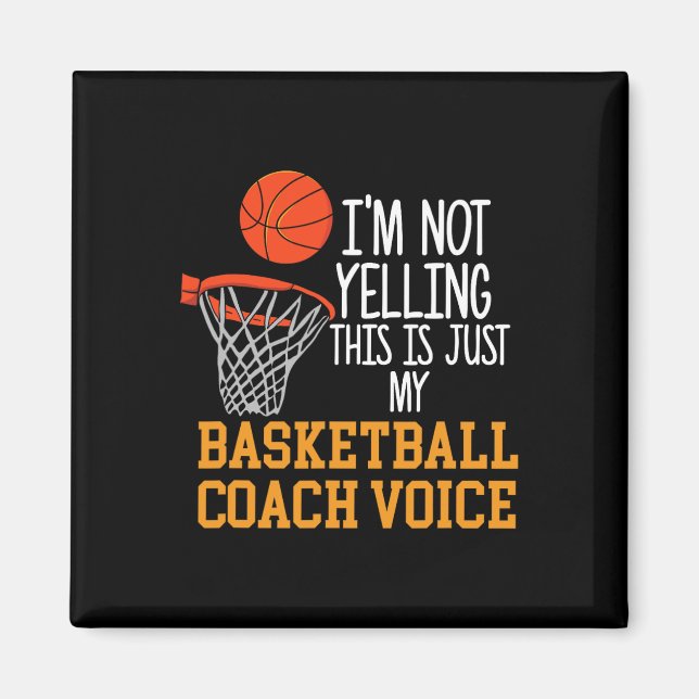 Basketball Coach Voice Magnet (Vorne)