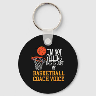 Basketball Coach Voice Schlüsselanhänger