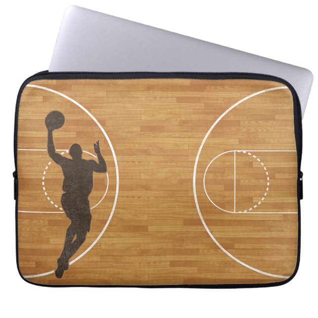 Basketball Court Boy Laptop Sleeve (Vorderseite)