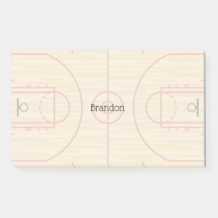 Basketball Court Design Post - Anmerkungen Post-it Klebezettel
